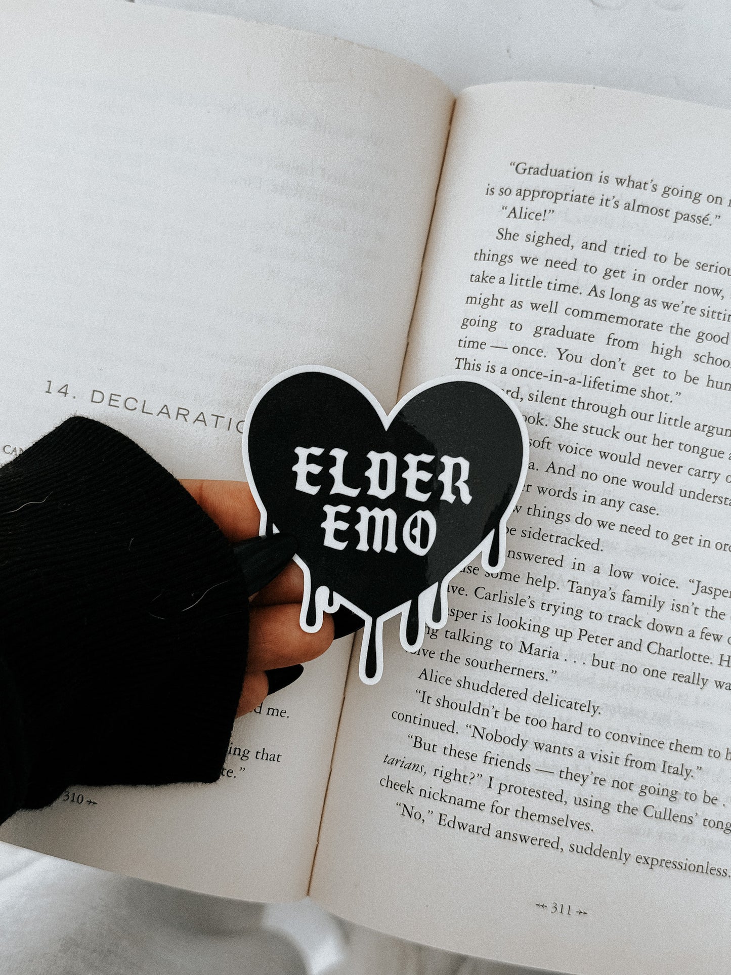 Elder emo sticker