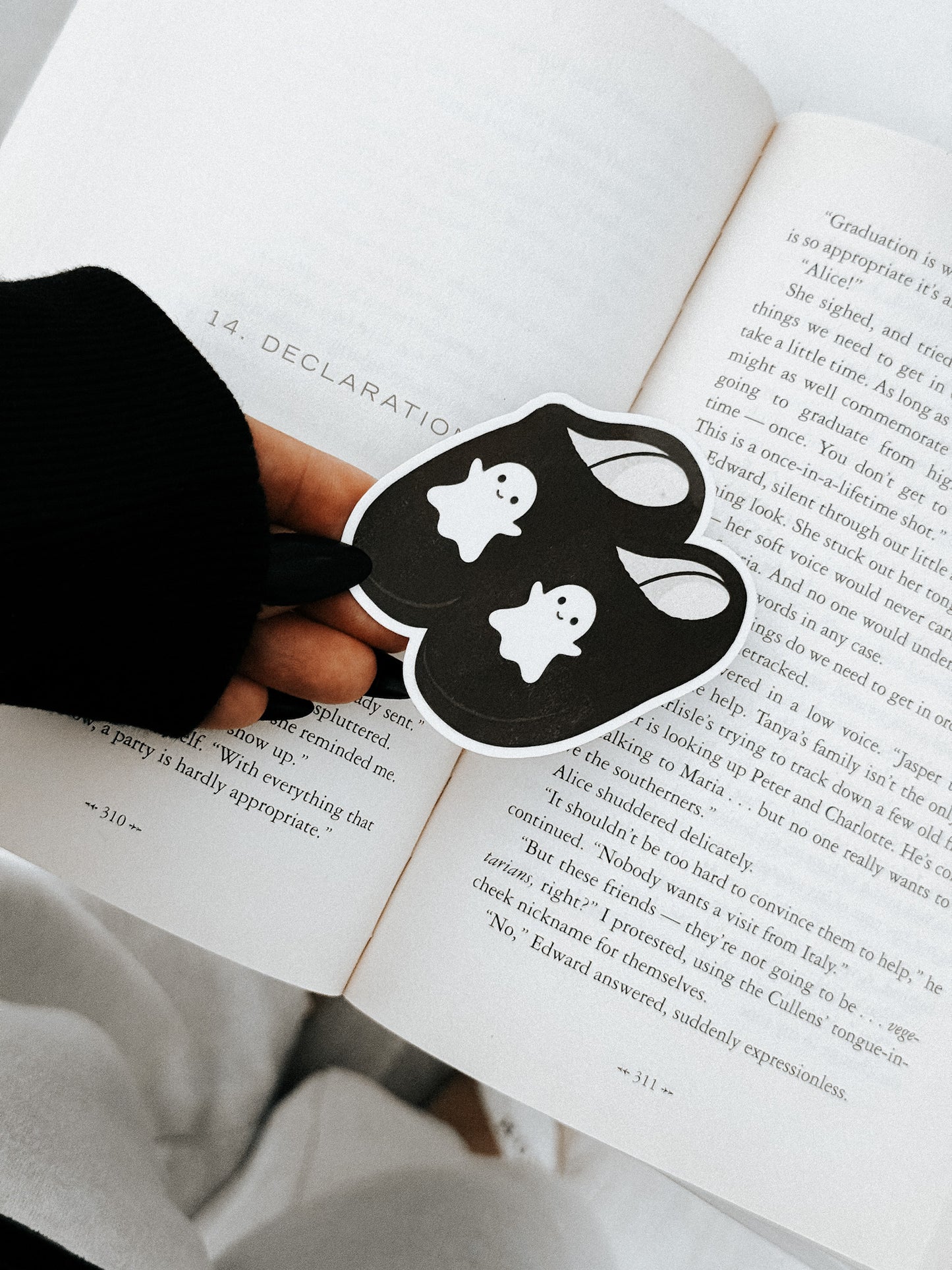 Ghost slippers sticker