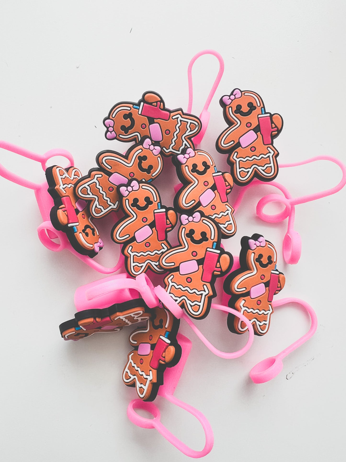 Pink gingerbread | Straw topper