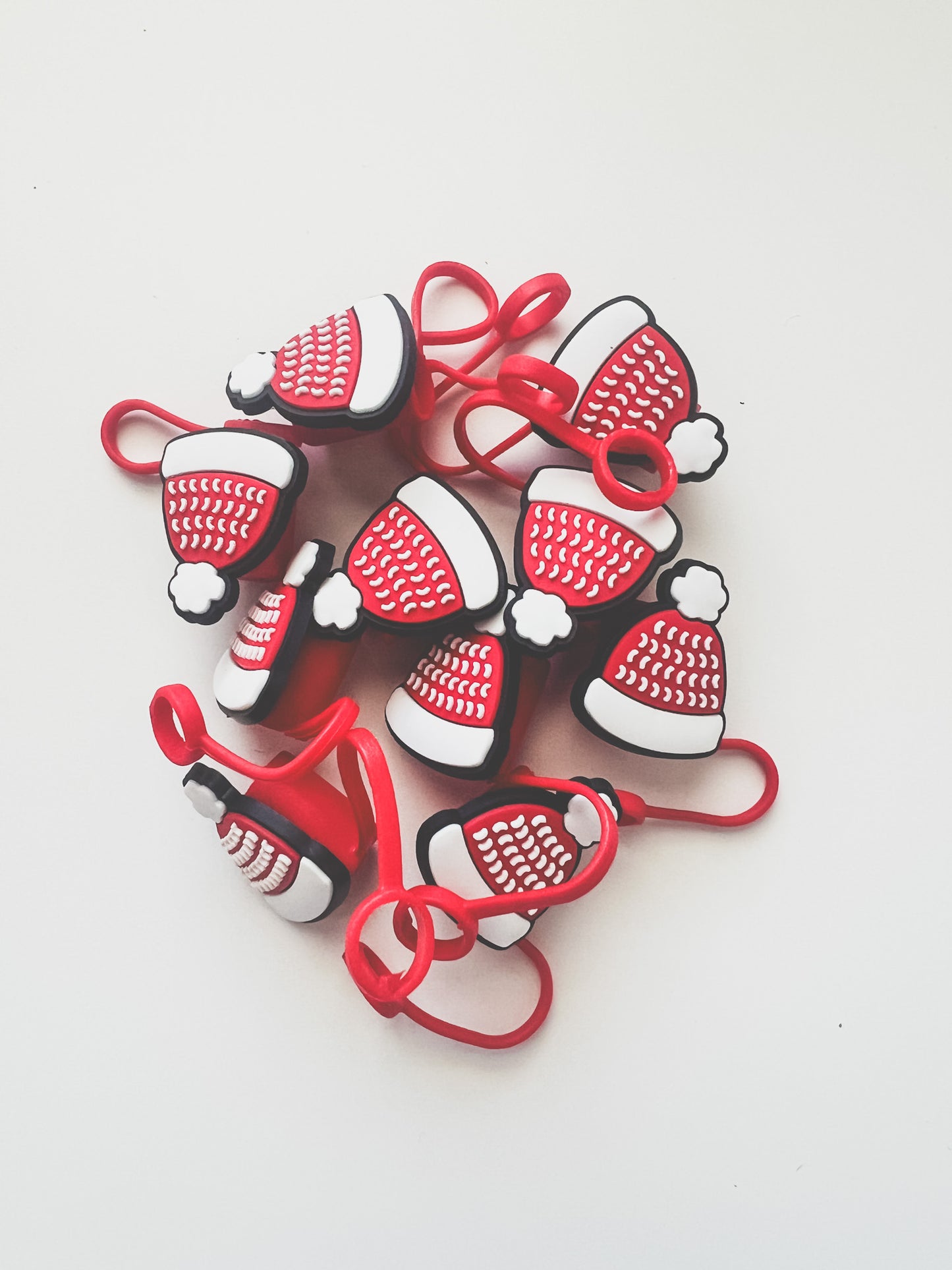 Christmas beanie | Straw topper