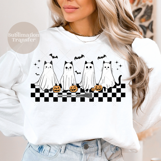 Halloween cats | Sublimation transfer
