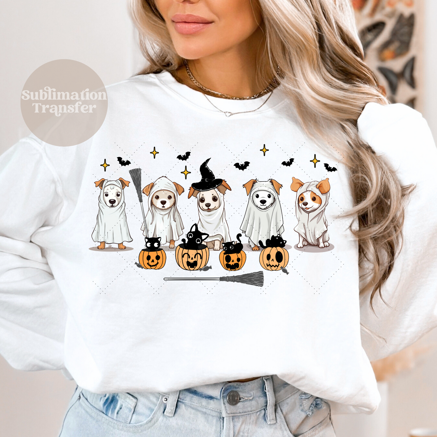 Halloween dogs | Sublimation transfer