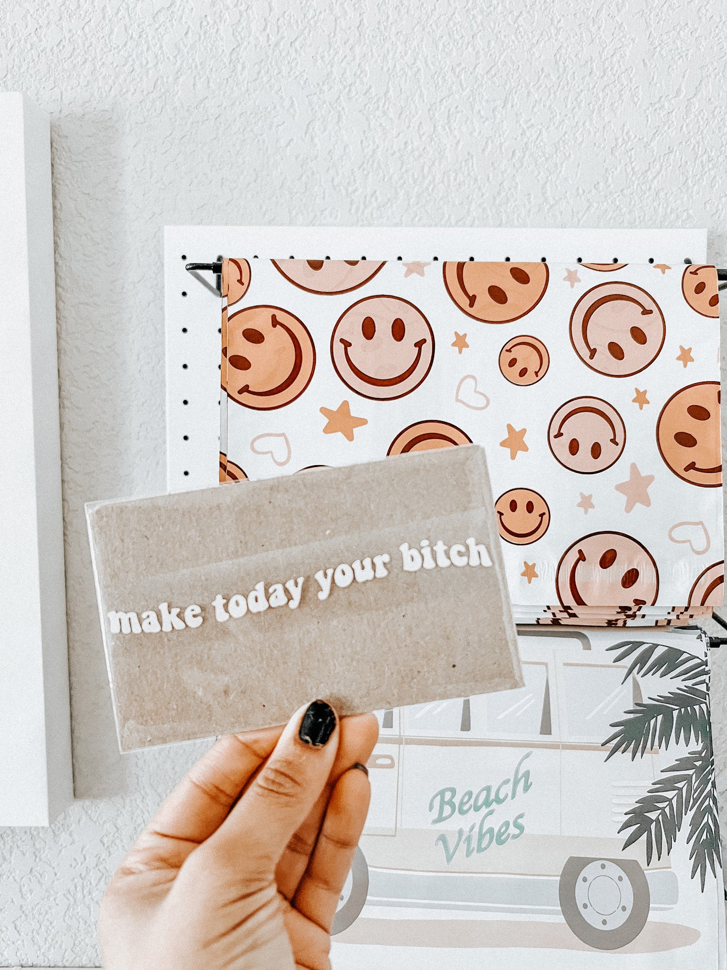 Car decal - Make today your bitch decal