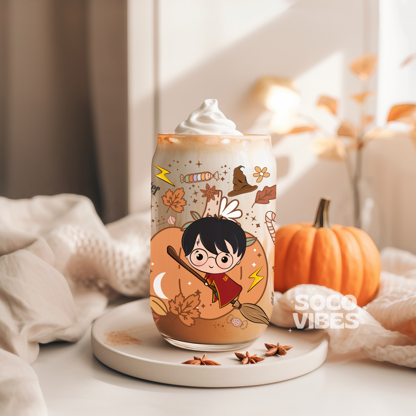 Fall wizard | UV DTF Cup wrap