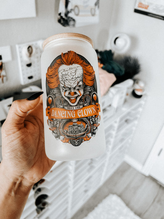 Clown | 16 oz glass cup