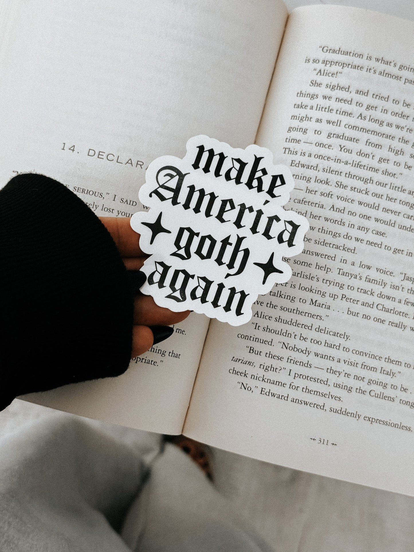 Make America goth again sticker