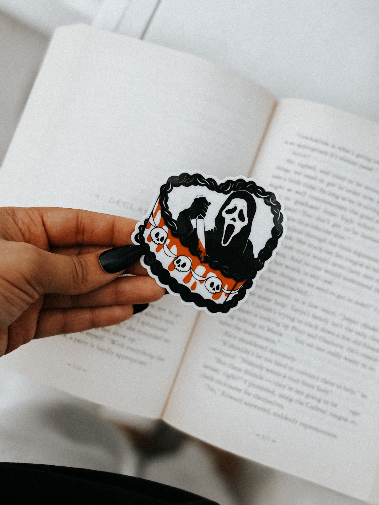 Ghost cake sticker