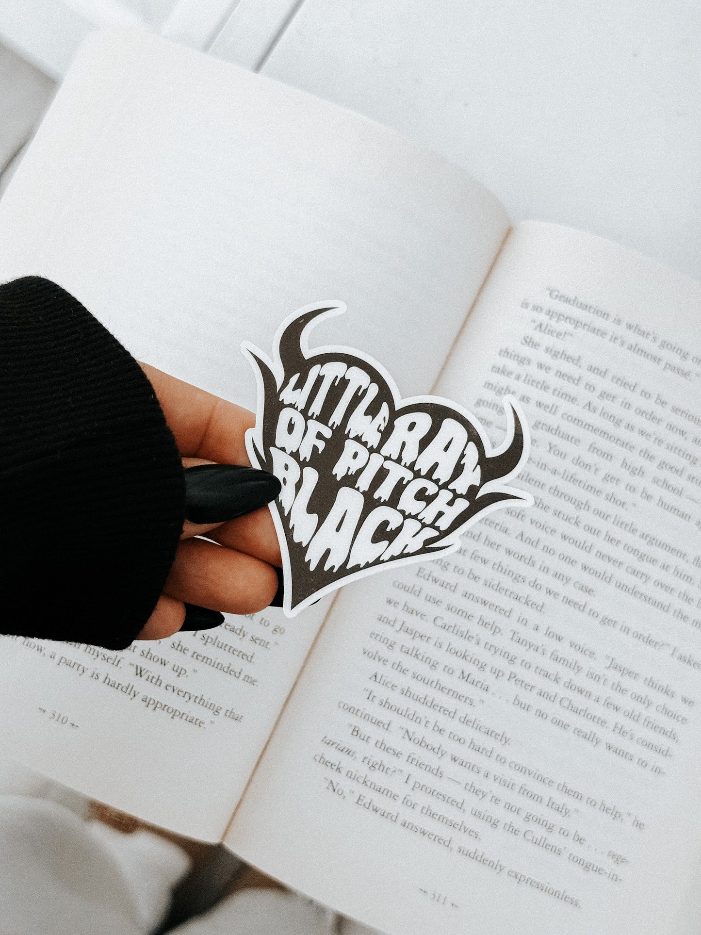 Little ray of pitch black sticker