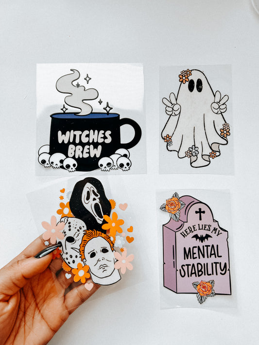 Halloween stickers | UV DTF Decal