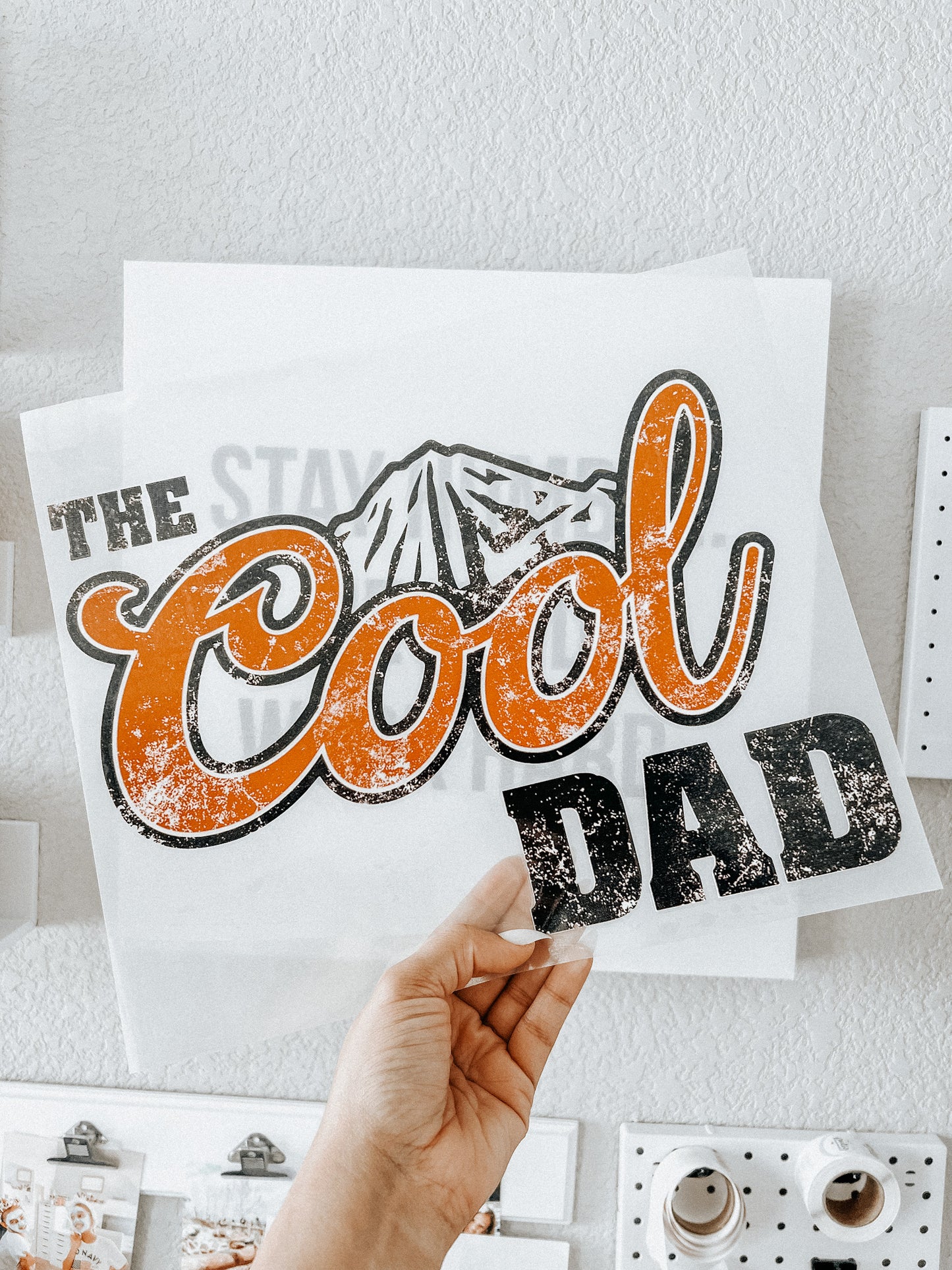 READY TO PRESS - The cool dad transfer