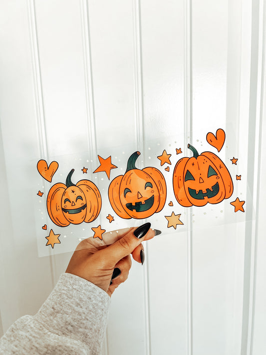 Happy pumpkins | UV DTF wrap