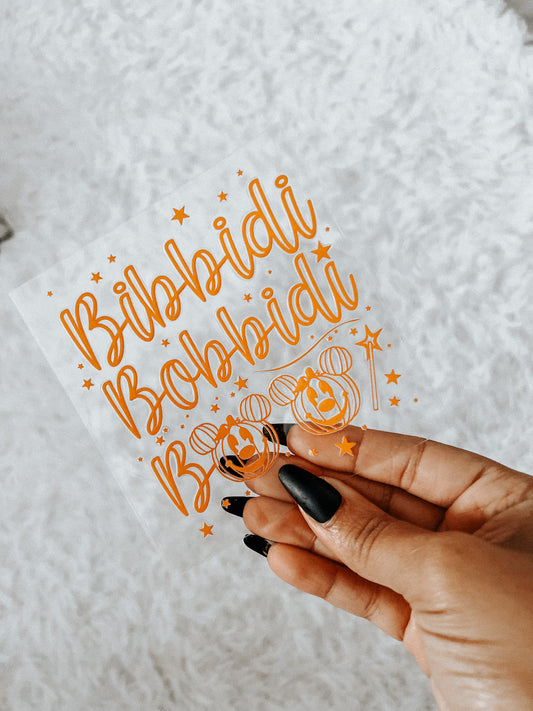 Bibbidi Bobbidi | UV DTF Decal