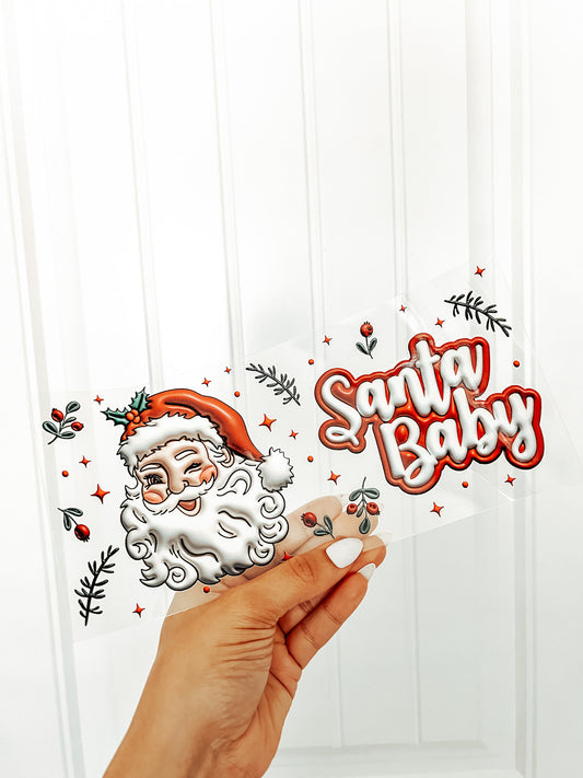 Santa baby | UV DTF Cup wrap