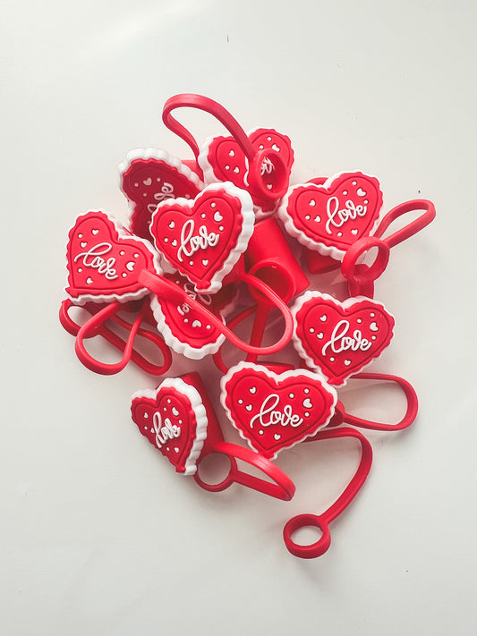 Love heart | Straw topper