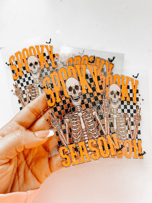 Spooky season | UV DTF Decal