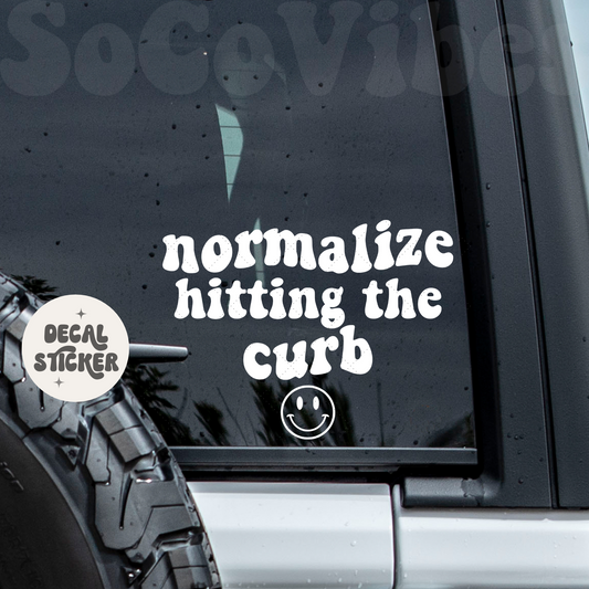 Car decal - Normalize hitting the curb