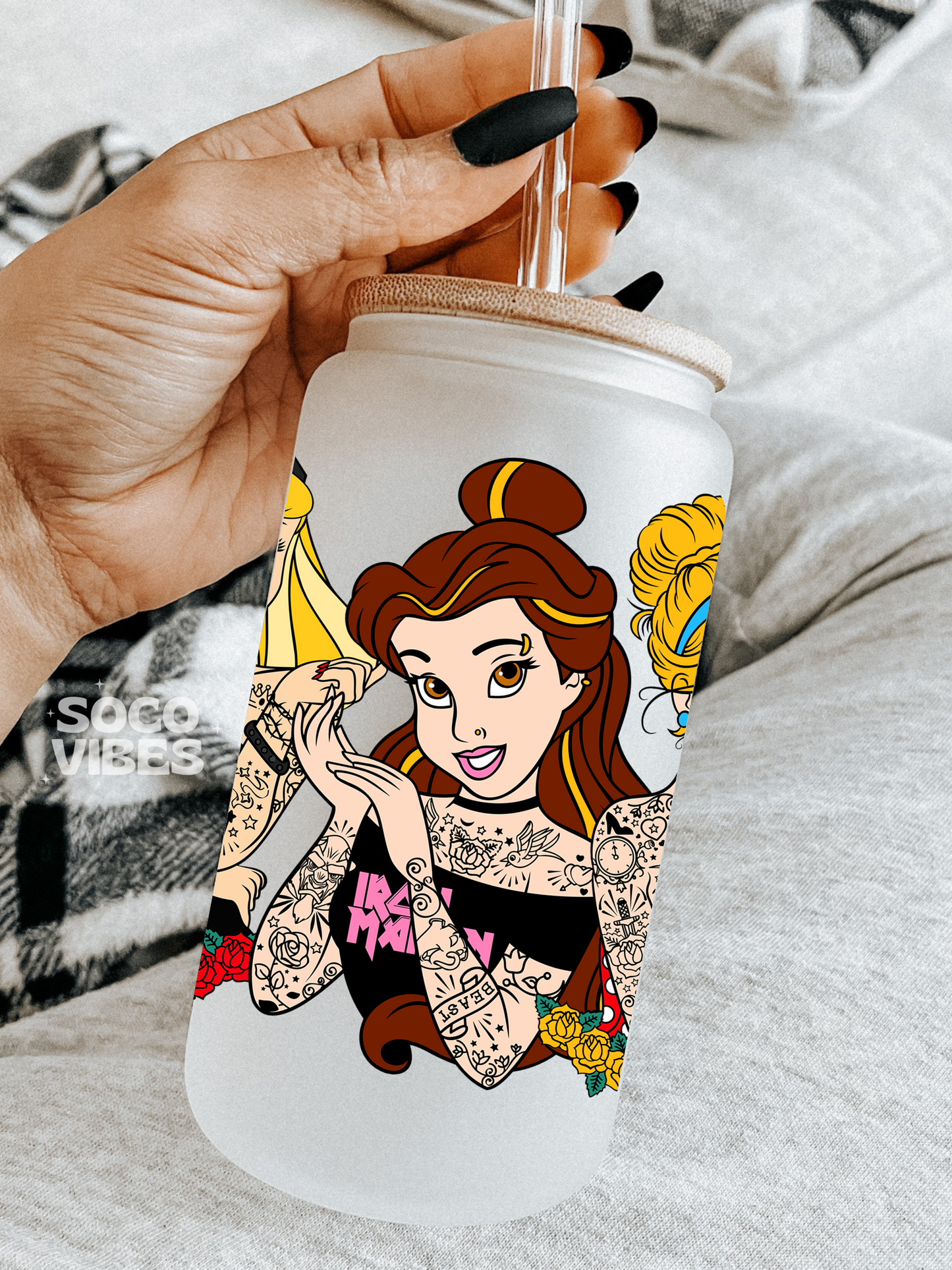 Tatted princess | UV DTF Cup wrap