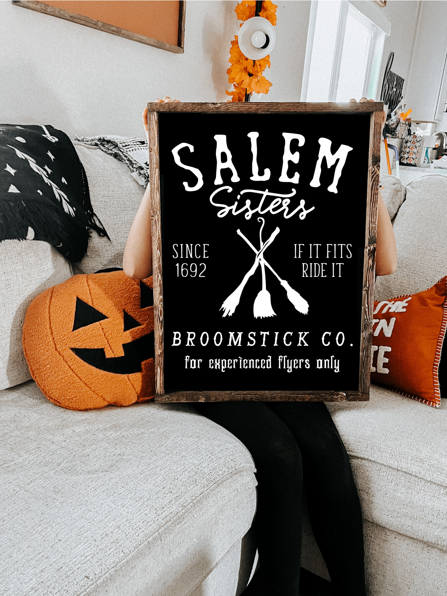 Salem sisters wood signs