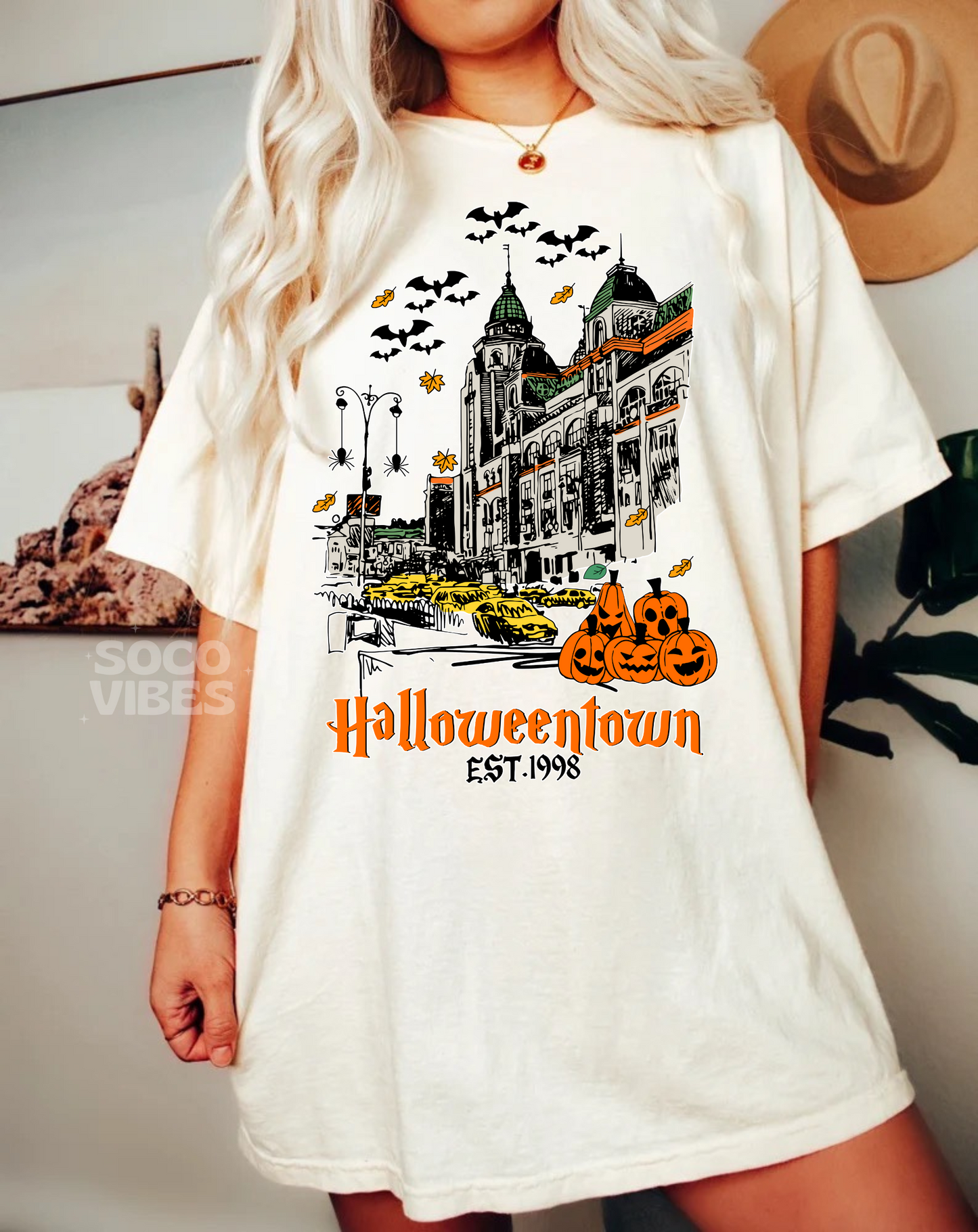 Sublimation transfer - Halloween building