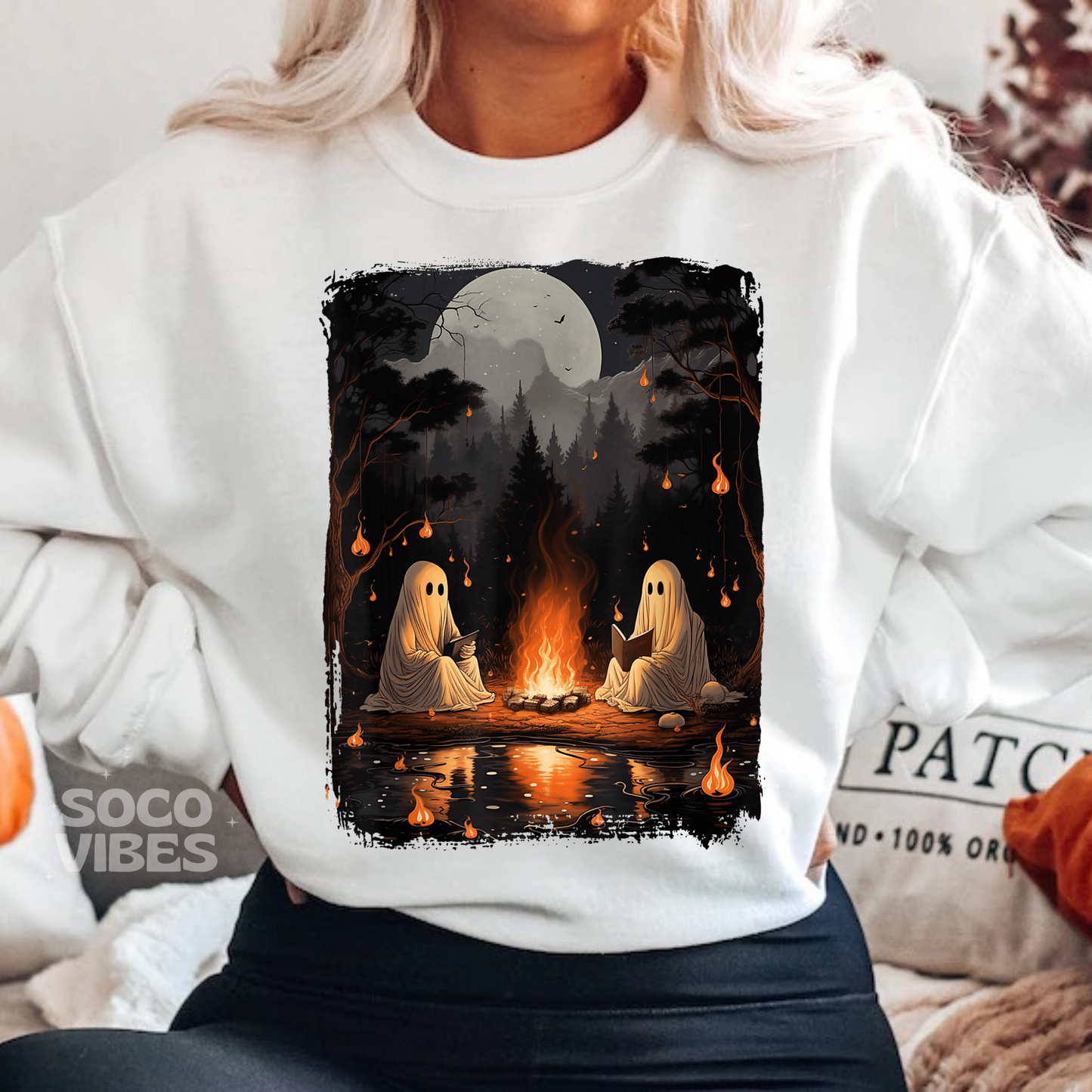 Sublimation transfer - Halloween campfire