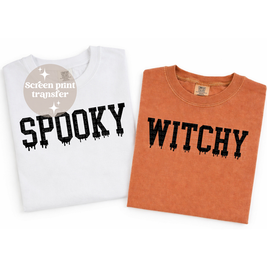 Spooky + Witchy | Screen print