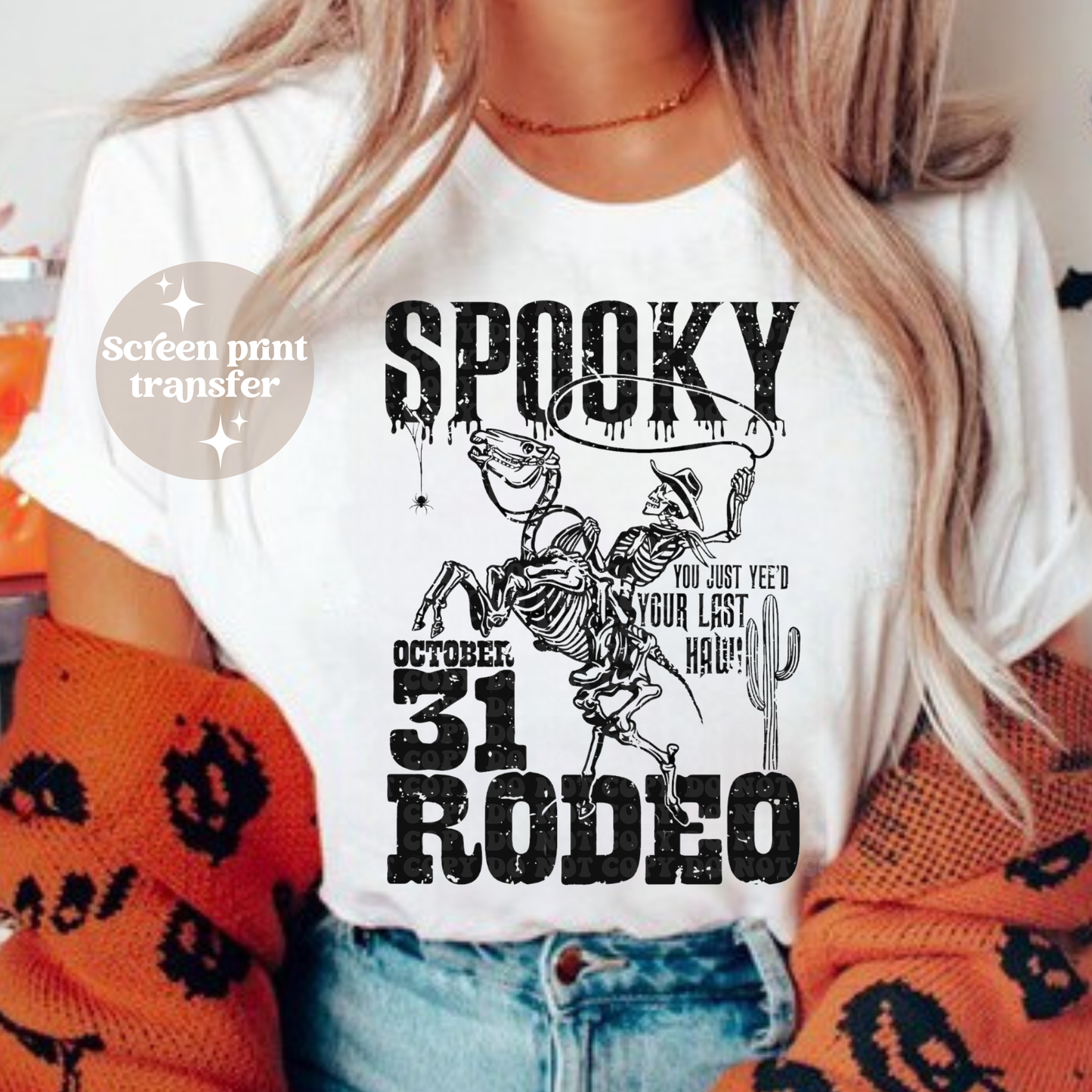 Spooky rodeo | Screen print