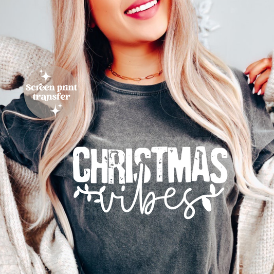 Christmas vibes | Screen print
