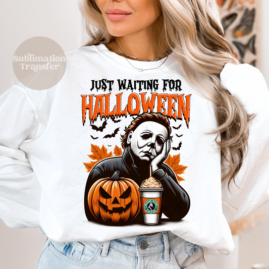 Just waiting for Halloween | Sublimation transfer