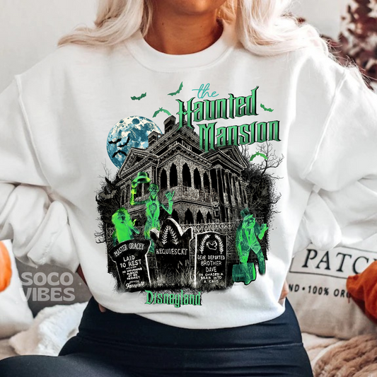 Sublimation transfer - Halloween retro mansion