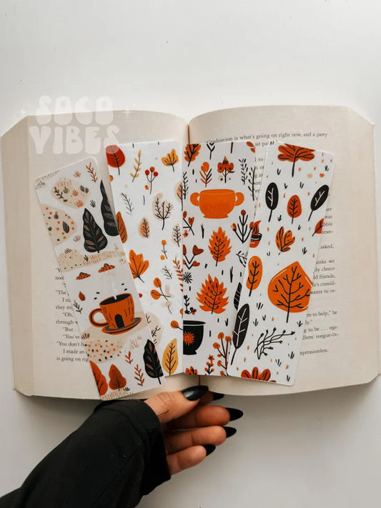 Fall leaves bookmarks