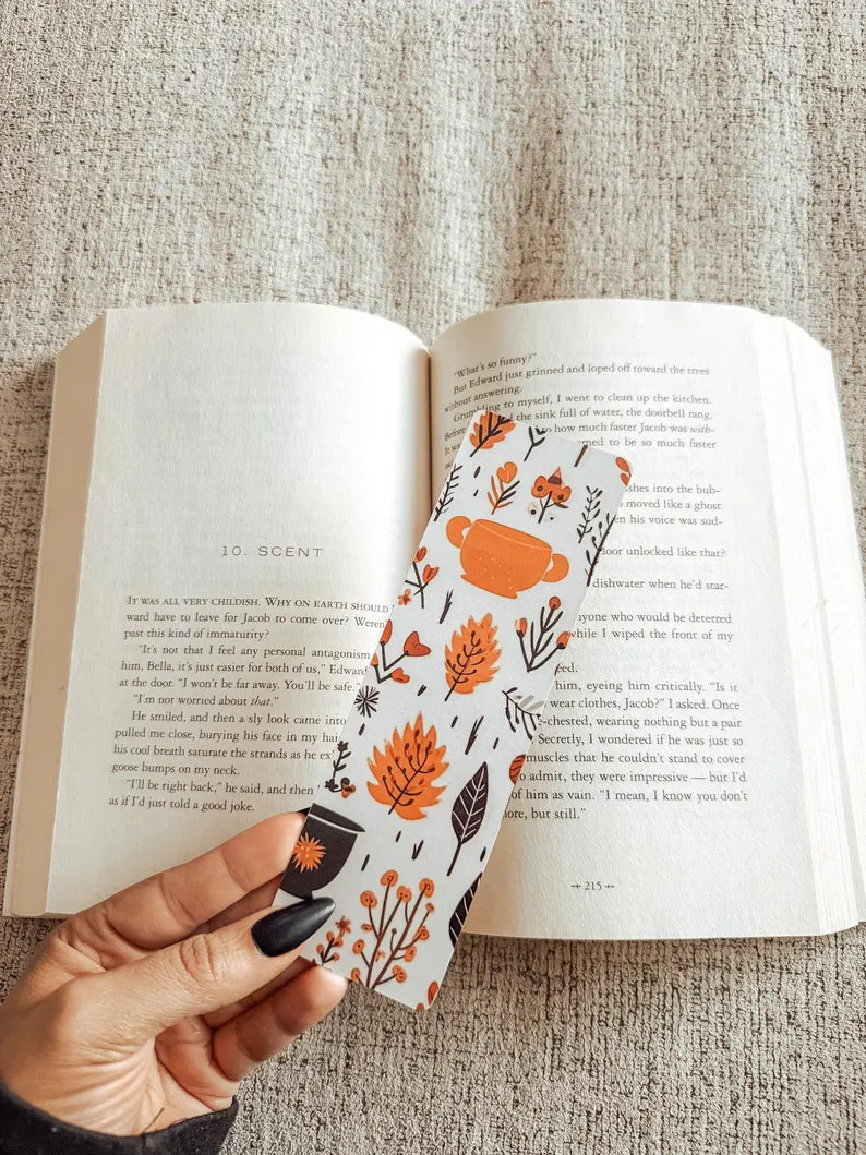 Fall leaves bookmarks