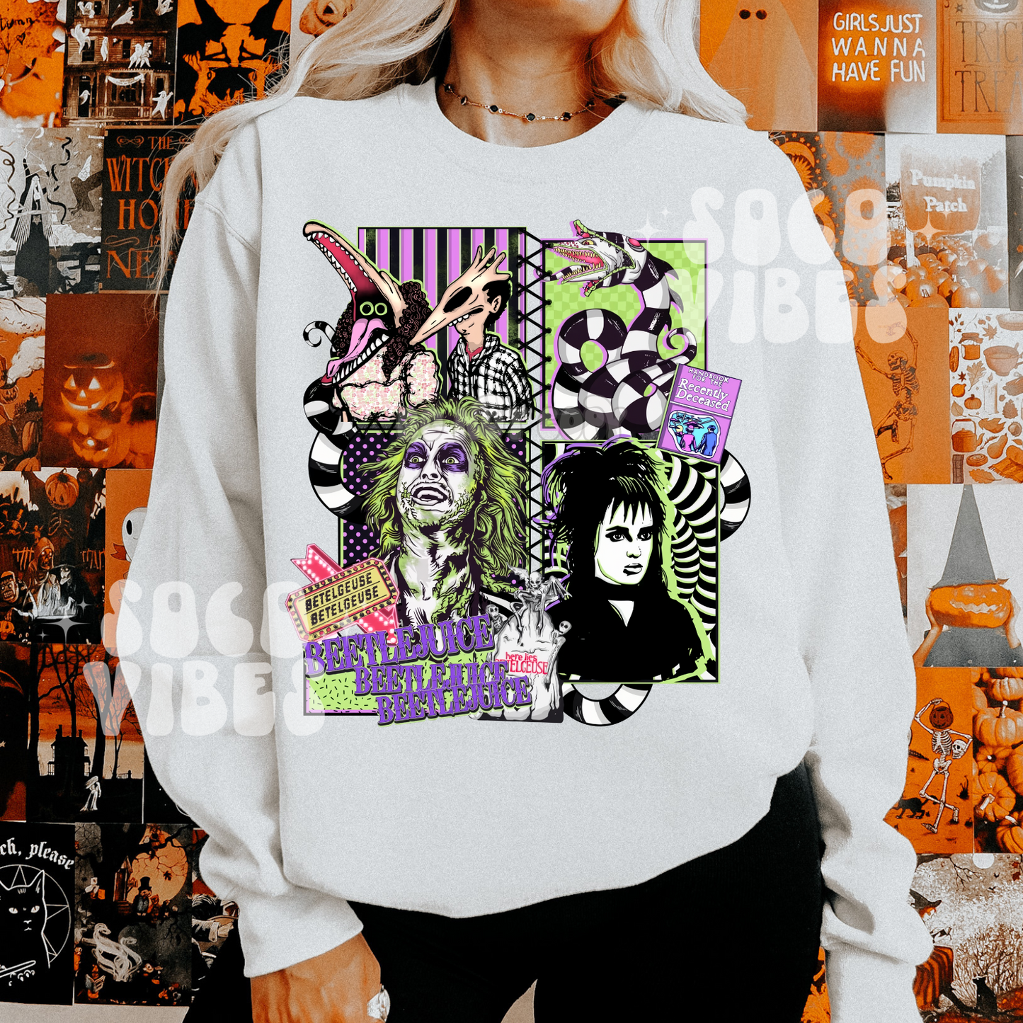 90s retro Halloween | Sweatshirt