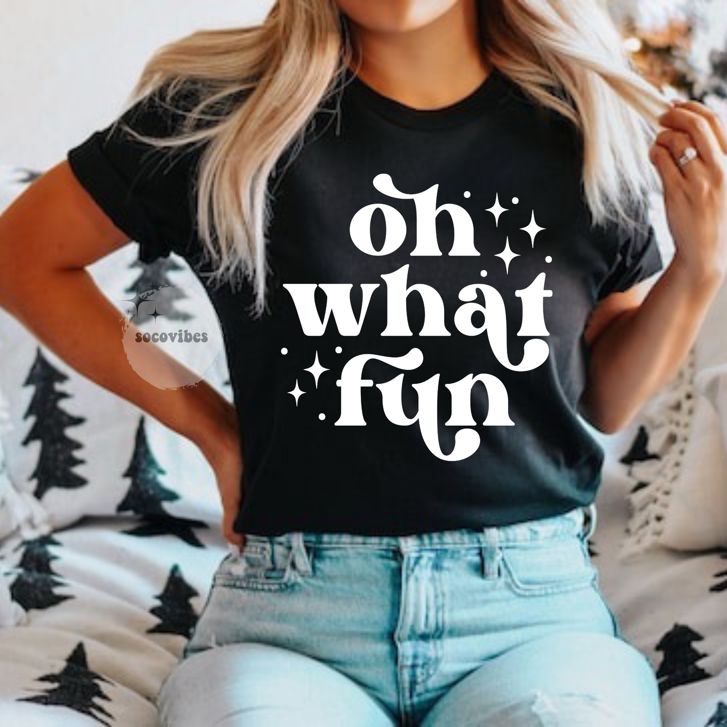 Oh what fun | Screen print